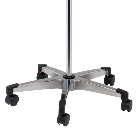 Clinton IV-354 5-Leg, 4-Hook IV Pole | QuinceMedical.com