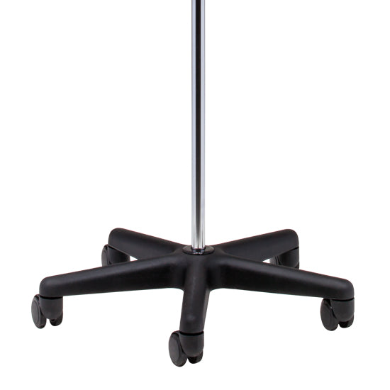 Clinton IV-474 Economy 5-Leg, 4-Hook IV Pole | QuinceMedical.com