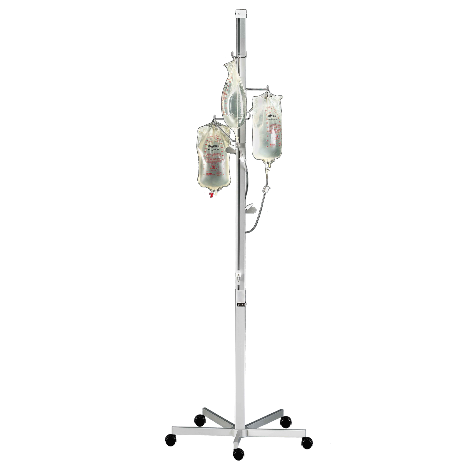 Blickman IVT-2 IV Irrigation Tower, 2 Channels, Holds Up to 4 Bags | QuinceMedical.com