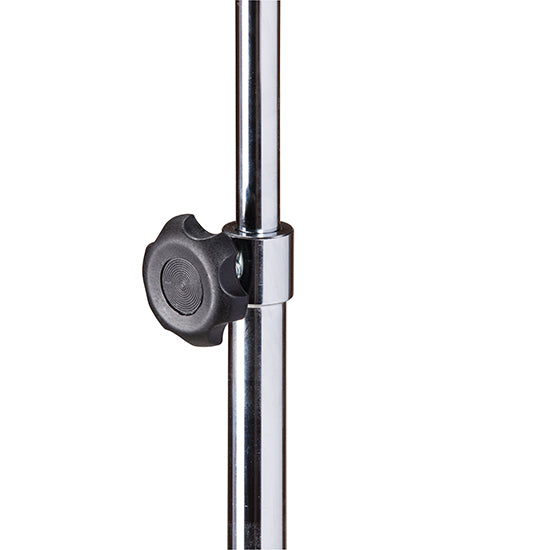Clinton IVS-31 Economy Stainless Steel IV Pole with Welded 2-Hook Top | QuinceMedical.com
