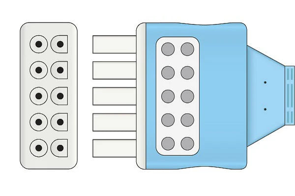 Nihon Kohden Compatible Disposable ECG Leadwire