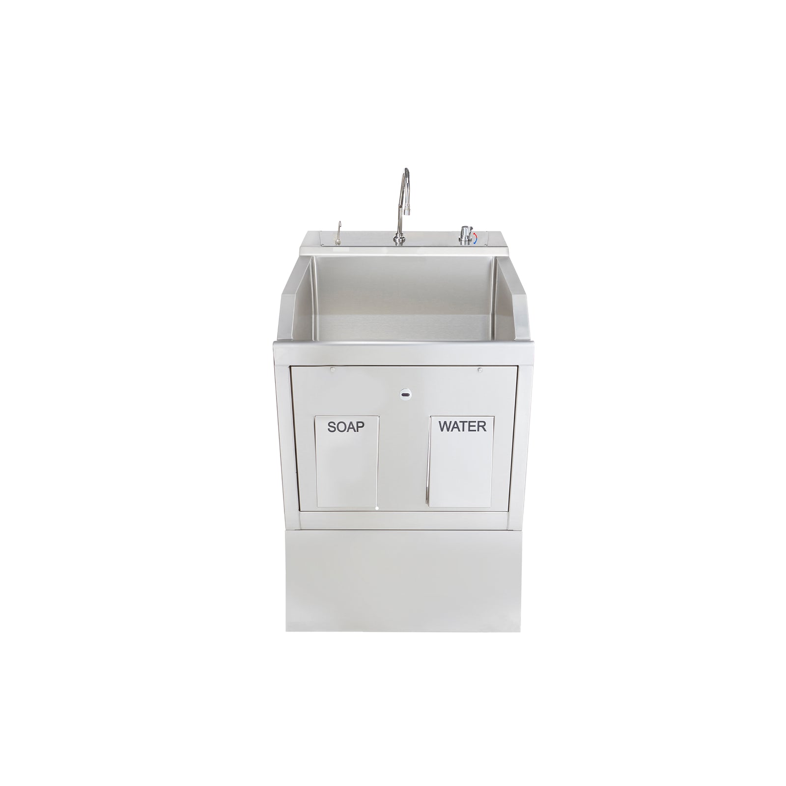 Blickman 9881SSP Lodi Single Station Surgical Scrub Sink, Pedestal Mounted | QuinceMedical.com