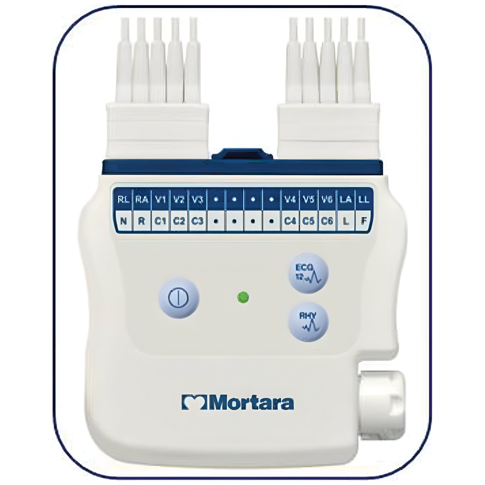 Welch Allyn Mortara Wireless Acquisition Module (WAM) with AHA Leads