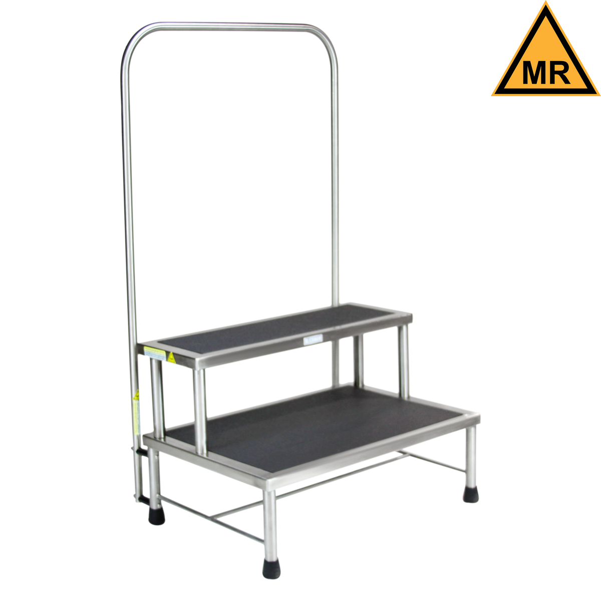 Blickman 7763MR Donnelly MR Conditional Two-Step Stool, without Handrail | QuinceMedical.com