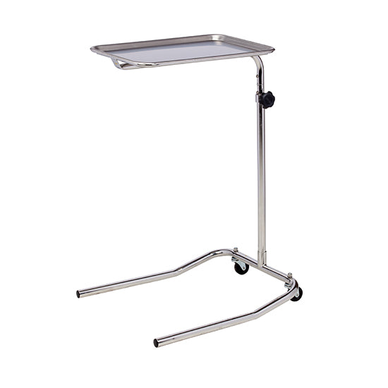 Clinton MS-23 Single Post *Stainless Steel Mayo Stand | QuinceMedical.com