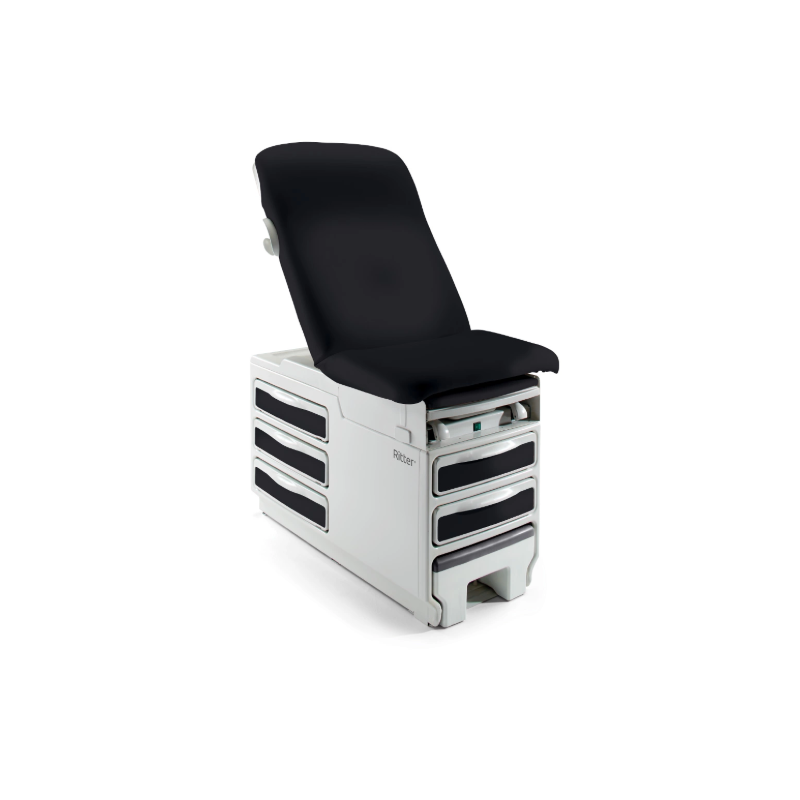 Ritter by Midmark 204 Manual Medical Exam Table with Complete Upholstery Set