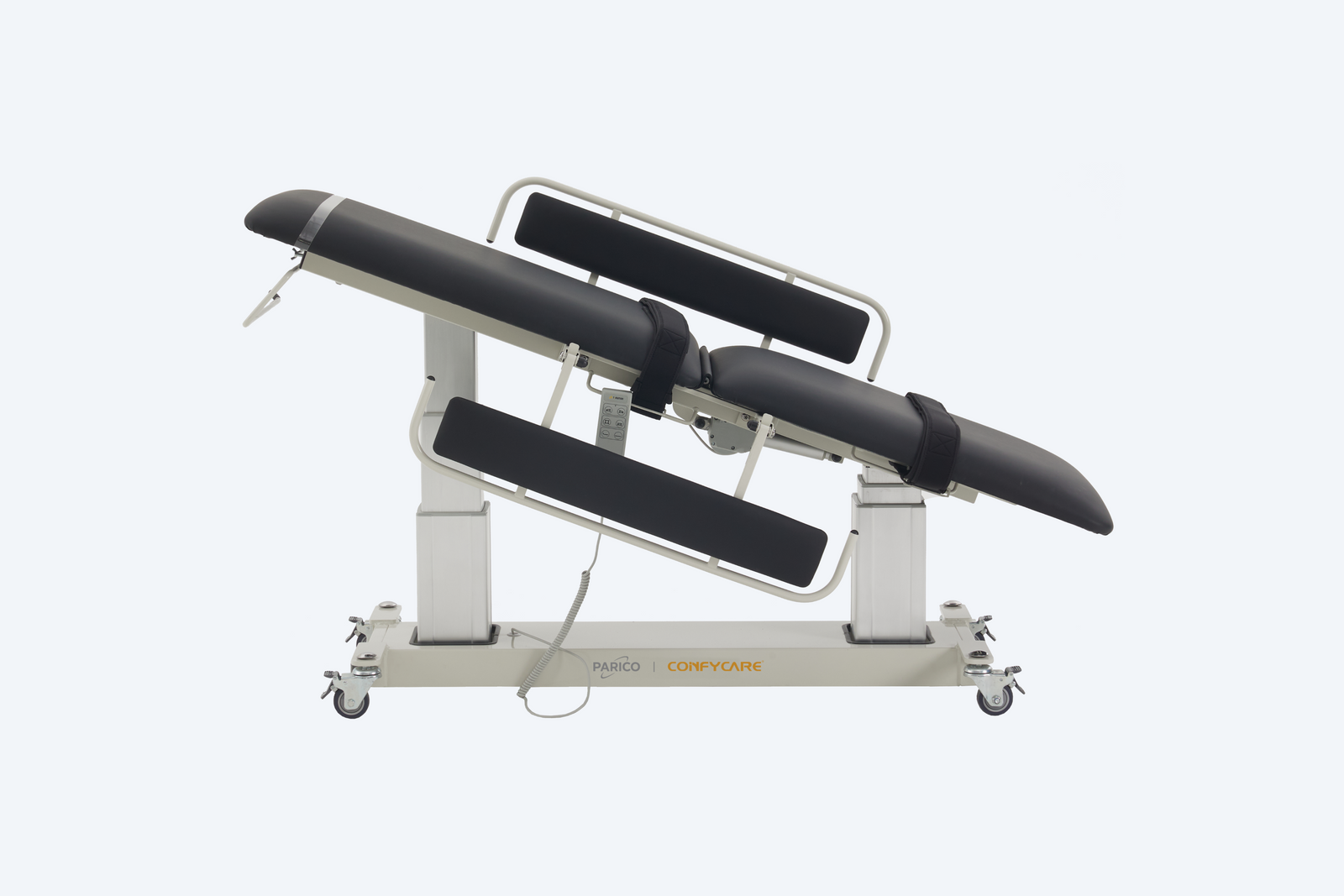 PARICO-Coinfycare Multi-Use Imaging Power Table with Safety Side Rail & Strap – 2 Section ELT200SD