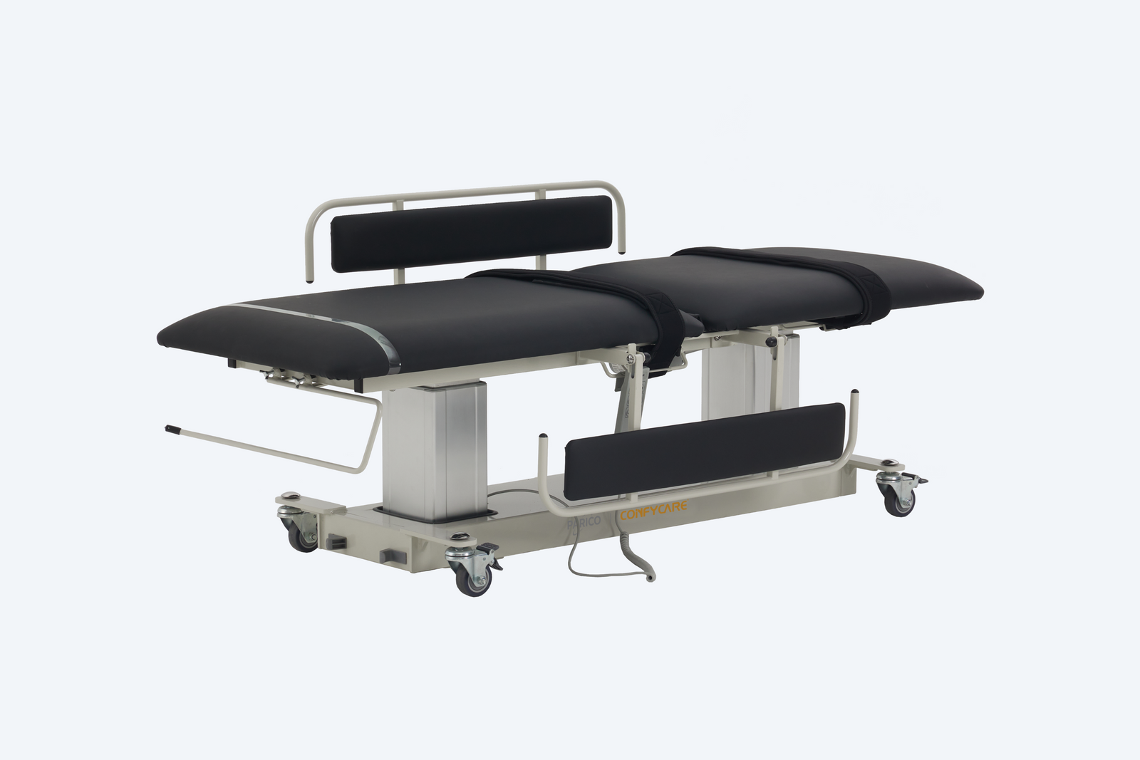 PARICO-Coinfycare Multi-Use Imaging Power Table with Safety Side Rail & Strap – 2 Section ELT200SD