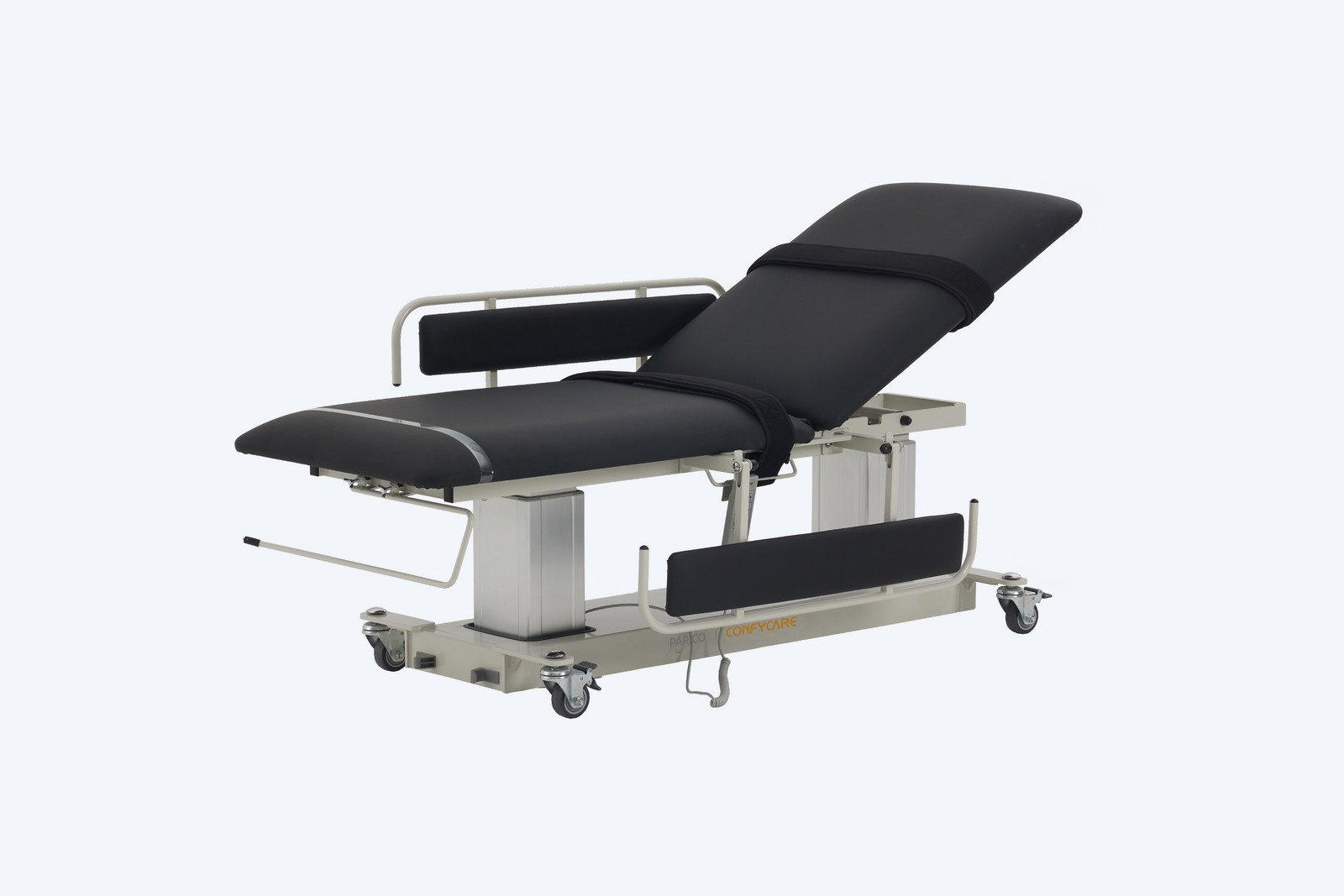 PARICO-Coinfycare Multi-Use Imaging Power Table with Safety Side Rail & Strap – 2 Section ELT200SD