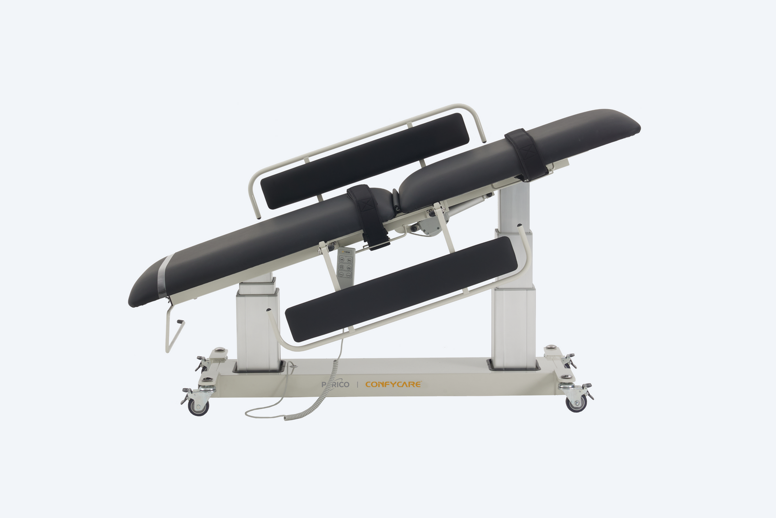 PARICO-Coinfycare Multi-Use Imaging Power Table with Safety Side Rail & Strap – 2 Section ELT200SD