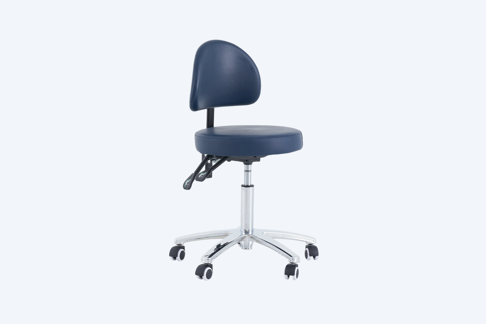 PARICO Coinfycare Round Stool with Backrest