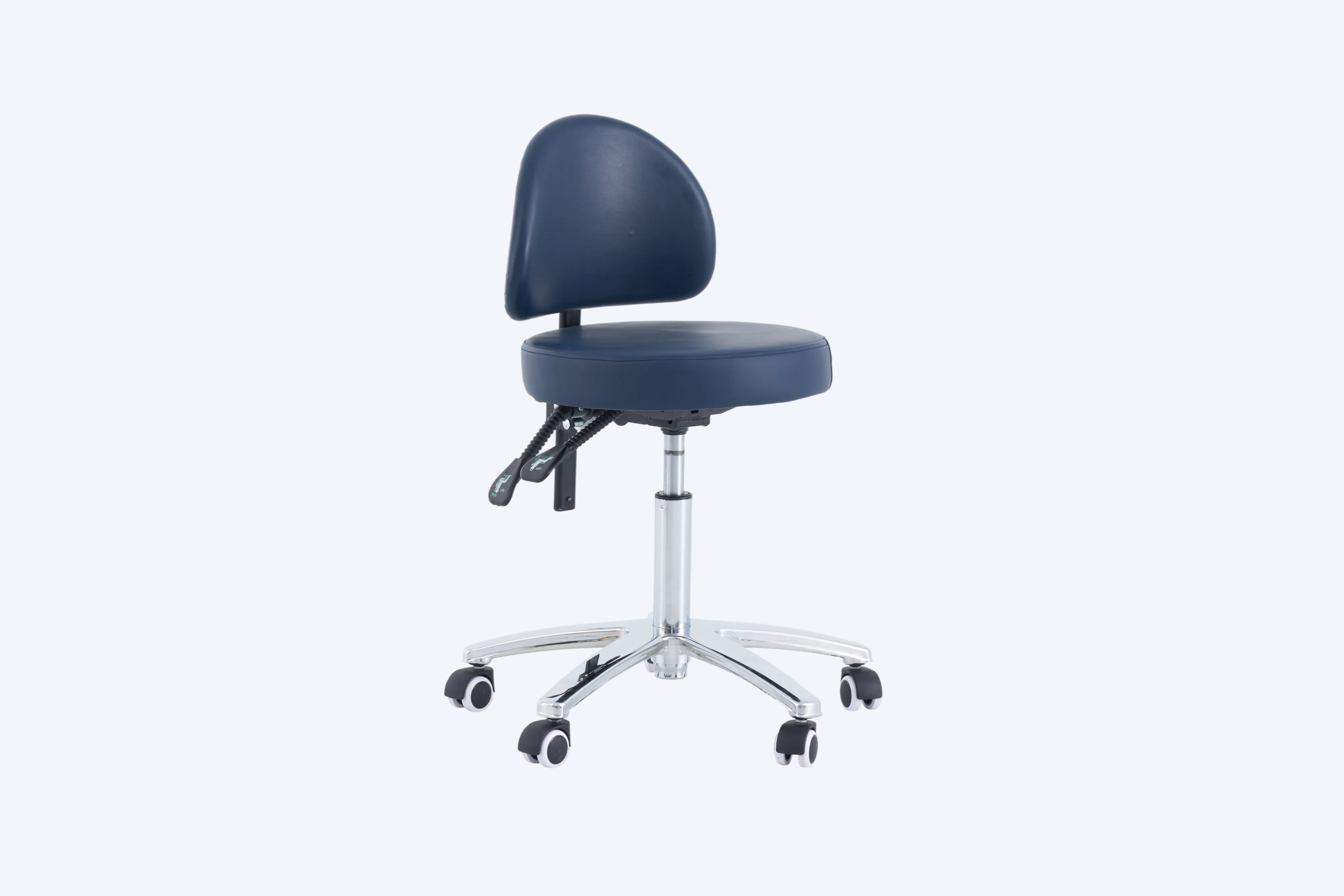 PARICO Coinfycare Round Stool with Backrest