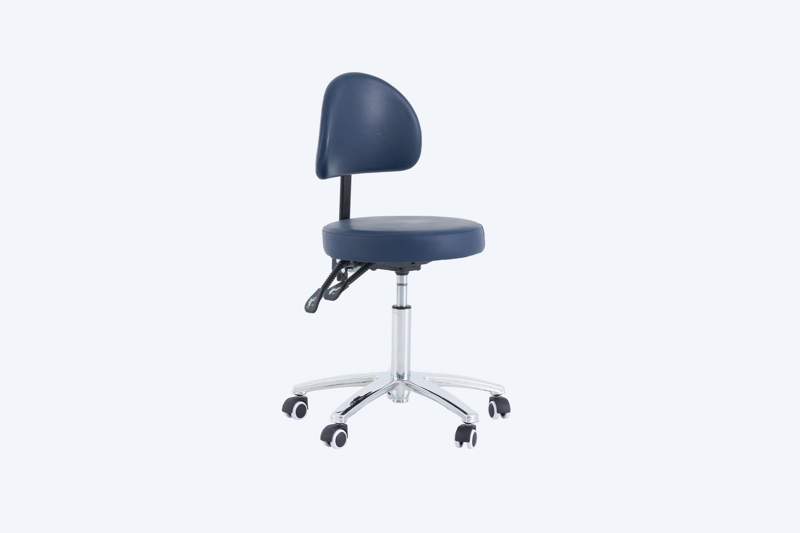 PARICO Coinfycare Round Stool with Backrest