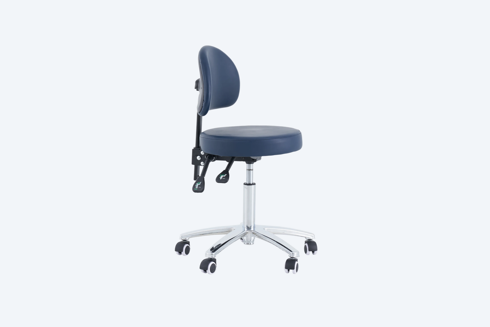 PARICO Coinfycare Round Stool with Backrest