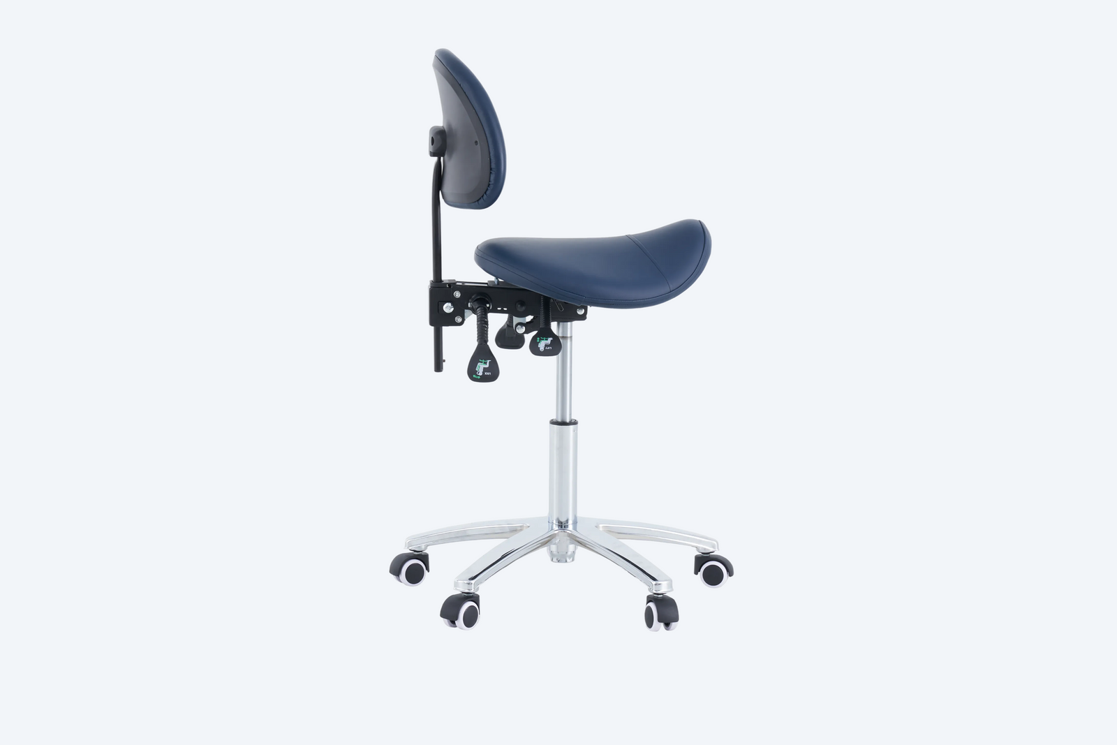 PARICO Coinfycare Saddle Stool with Backrest