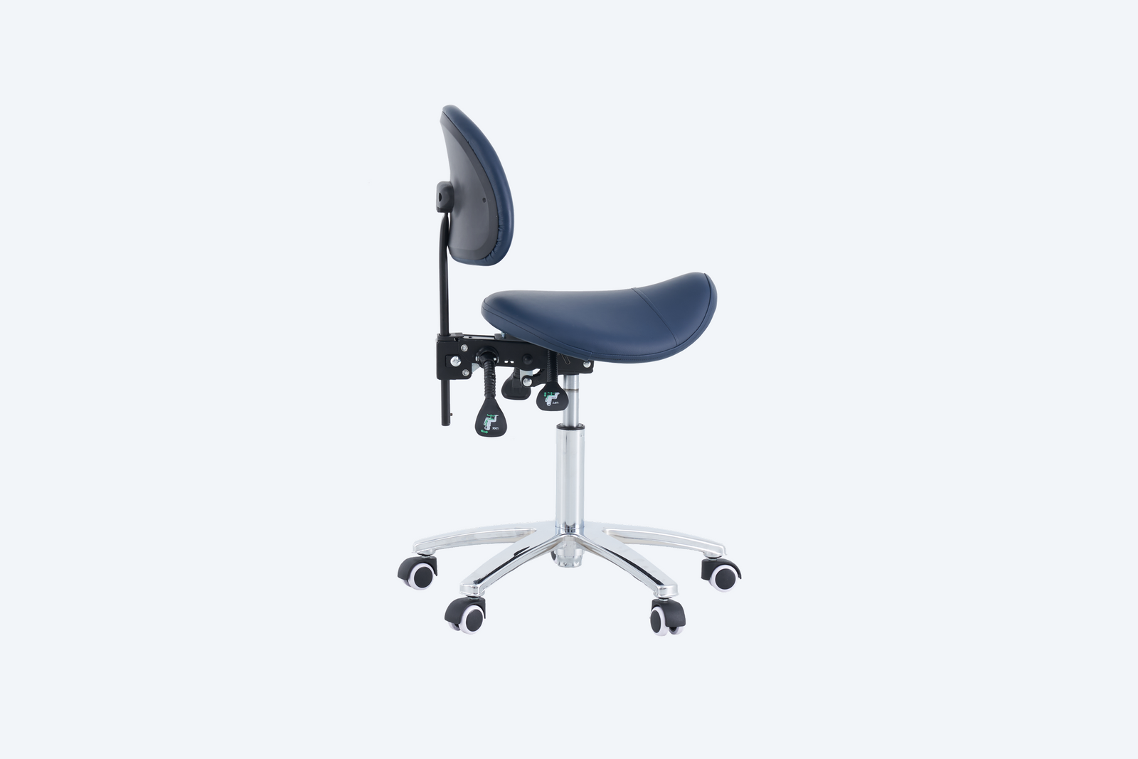PARICO Coinfycare Saddle Stool with Backrest