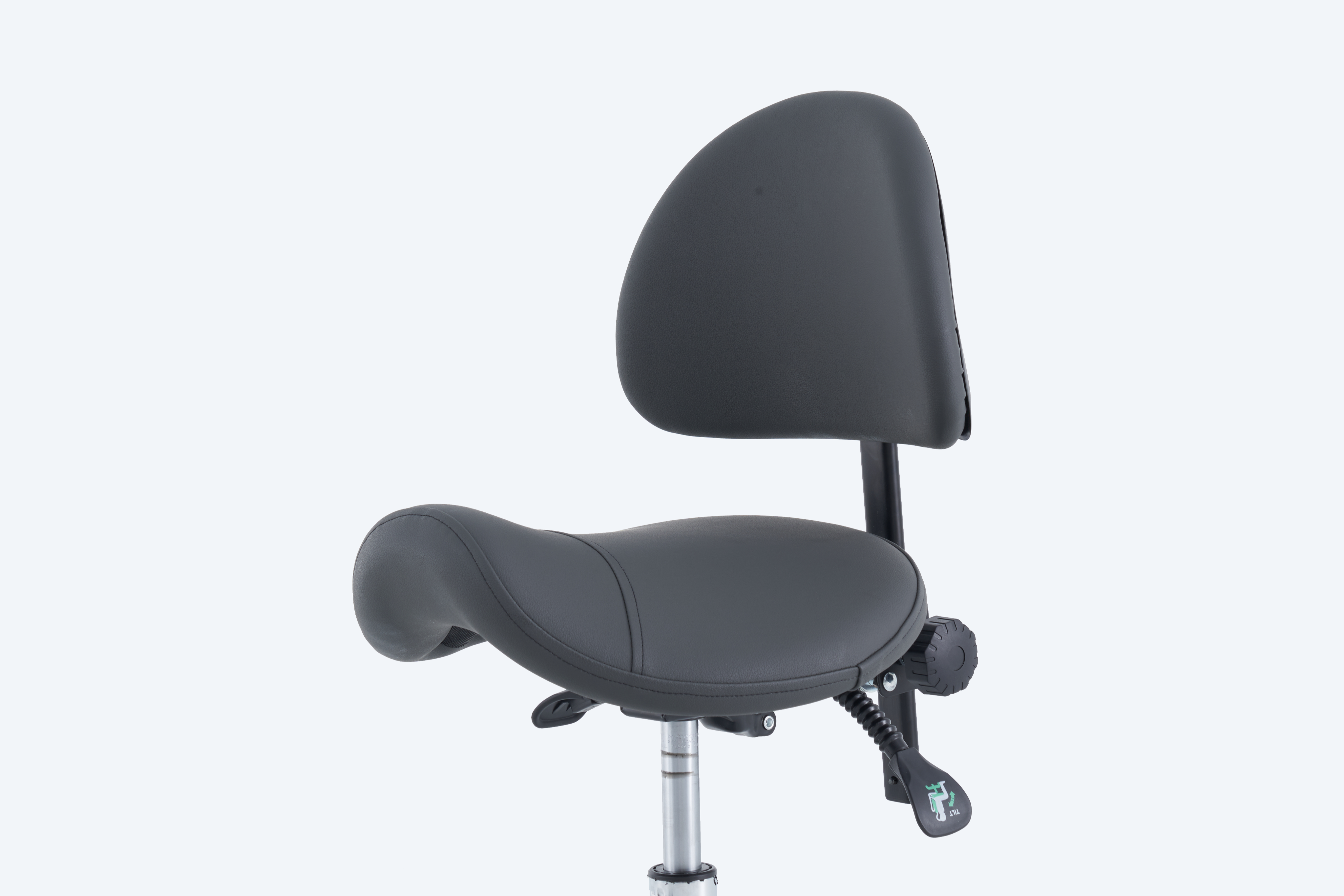 PARICO Coinfycare Saddle Stool with Backrest
