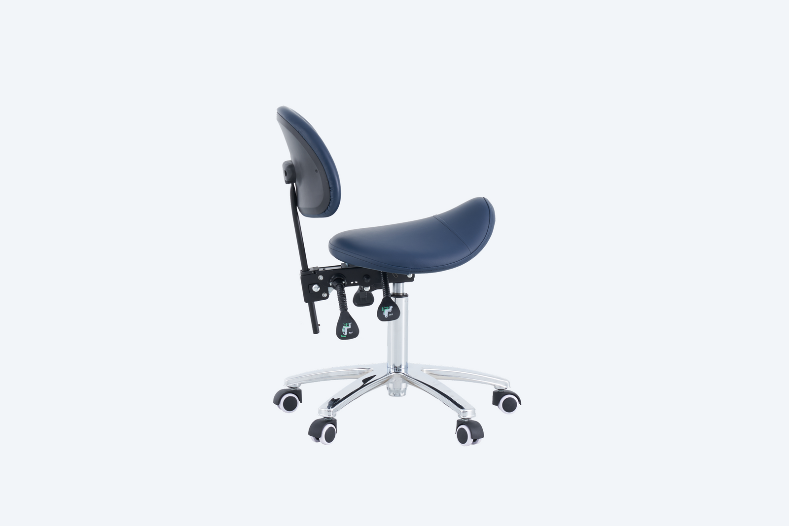 PARICO Coinfycare Saddle Stool with Backrest