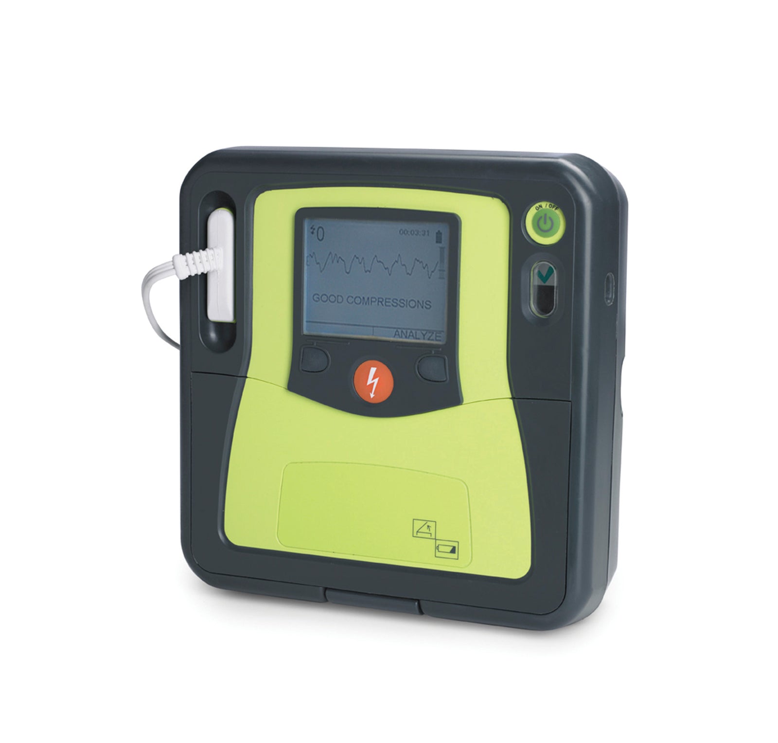 AED PRO, SEMI AUTO W/MNL OVERIDE, NO BATTERY, NO ELECTRODES