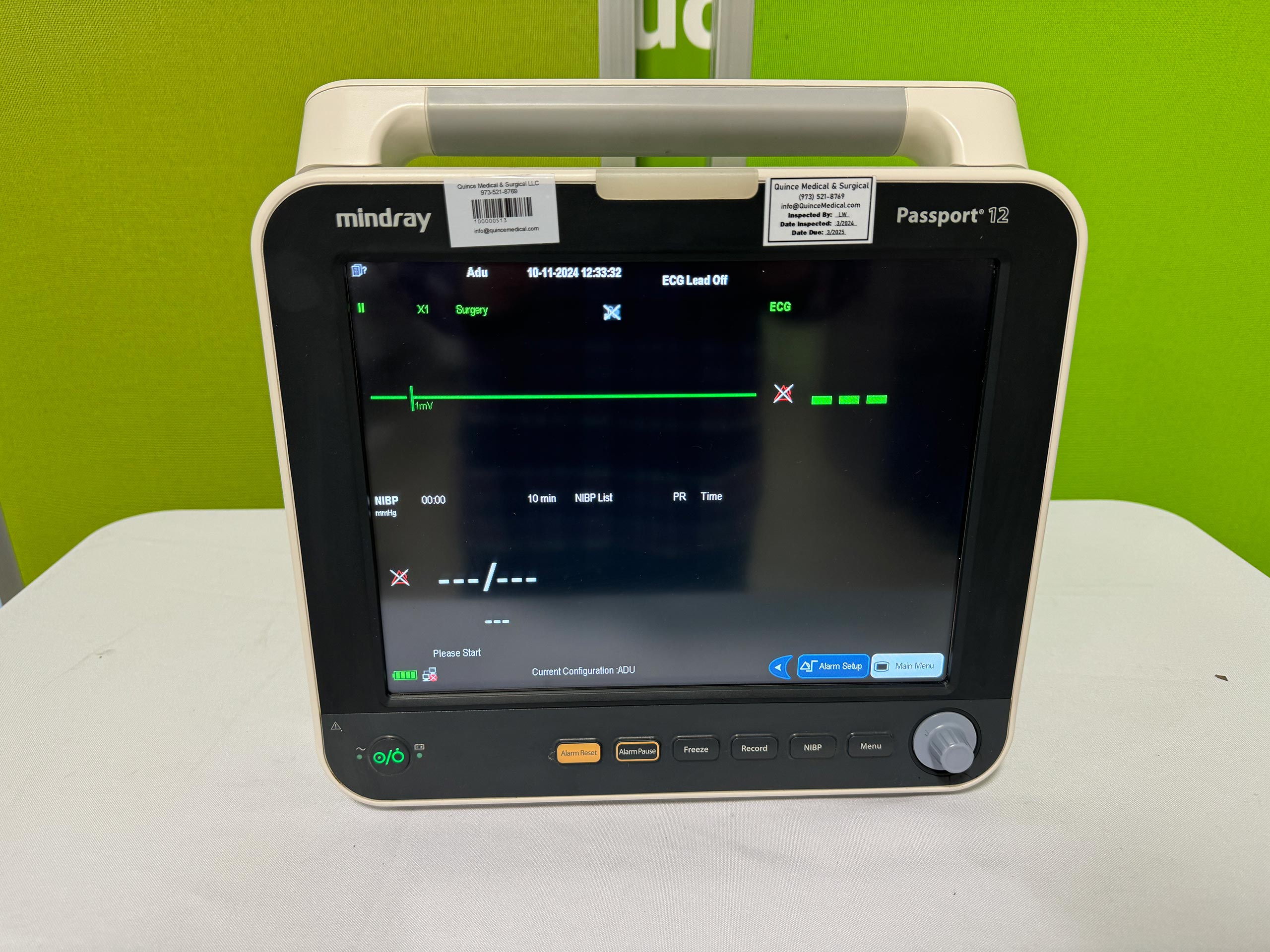 Mindray Passport 12 Patient Monitor