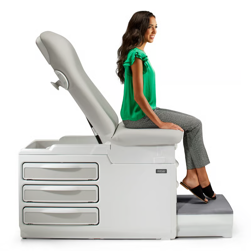Seamless Upholstery for Ritter 204 Manual Examination Table by Midmark