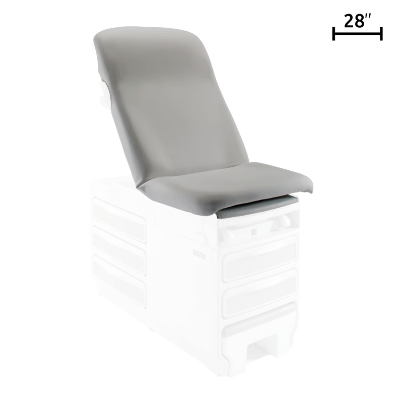 Ritter by Midmark 204 exam table with Stone 814 seamless upholstery top