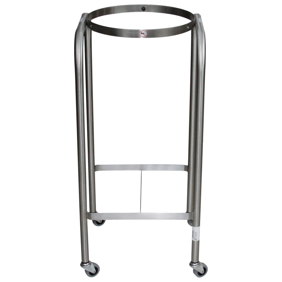Blickman 7807SS-HB Baker Single Basin Stainless Steel Solution Stand with H-Brace | QuinceMedical.com