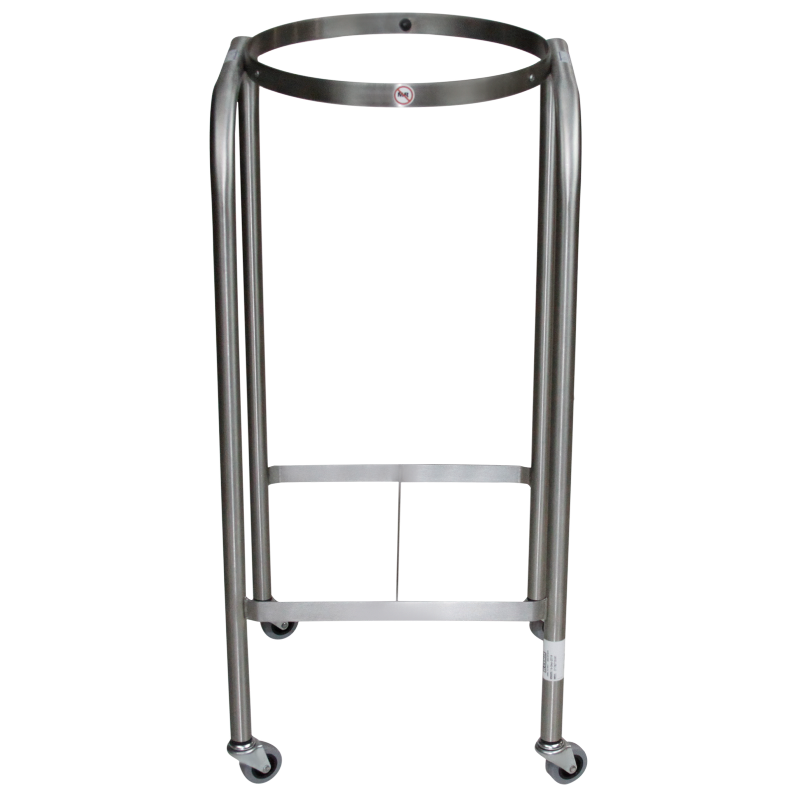 Blickman 7807SS-HB Baker Single Basin Stainless Steel Solution Stand with H-Brace | QuinceMedical.com
