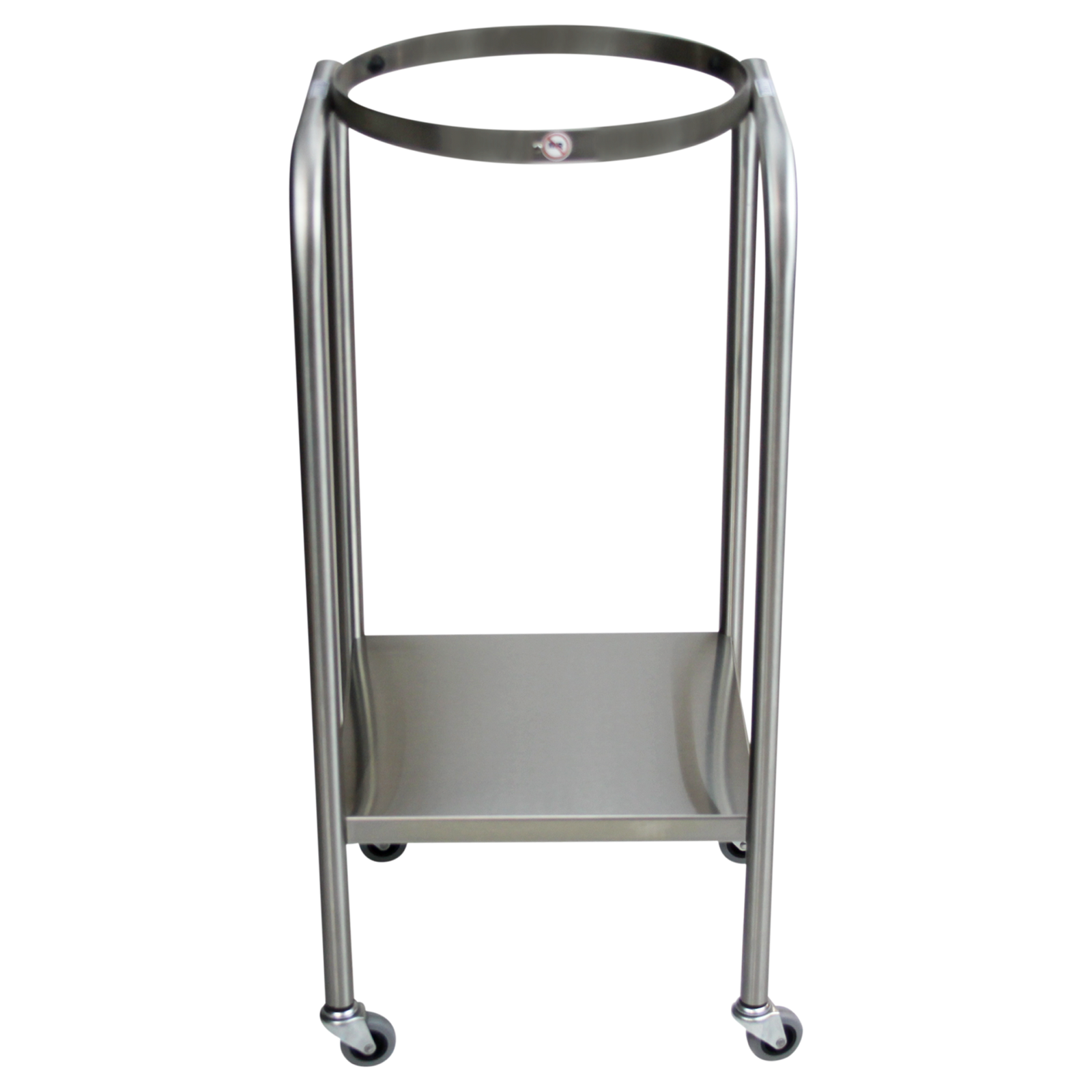 Blickman 7807SS-HB Baker Single Basin Stainless Steel Solution Stand with H-Brace | QuinceMedical.com