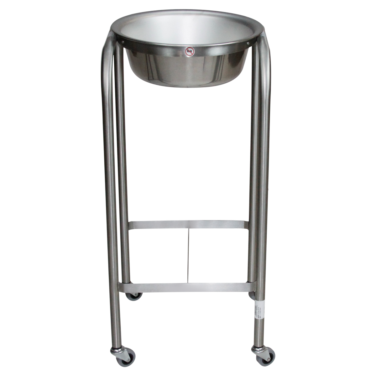Blickman 7807SS Baker Single Basin Stainless Steel Solution Stand with Lower Shelf | QuinceMedical.com