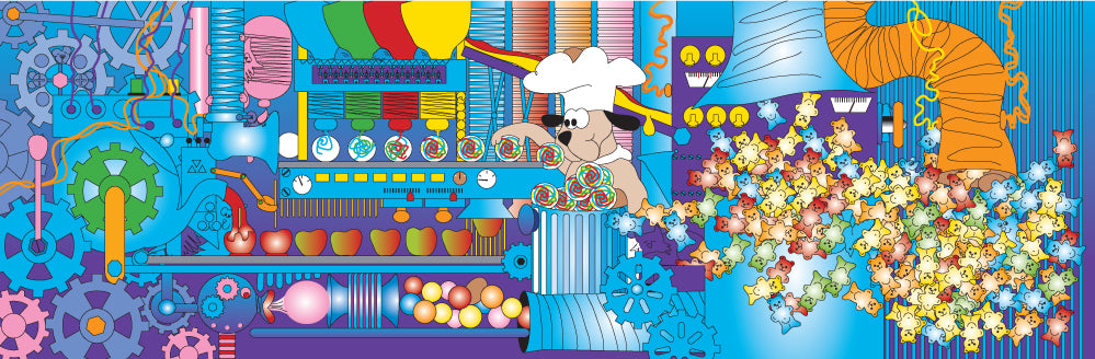 Clinton 7370-71 Sweet Dreams Candy Factory Treatment Table | QuinceMedical.com