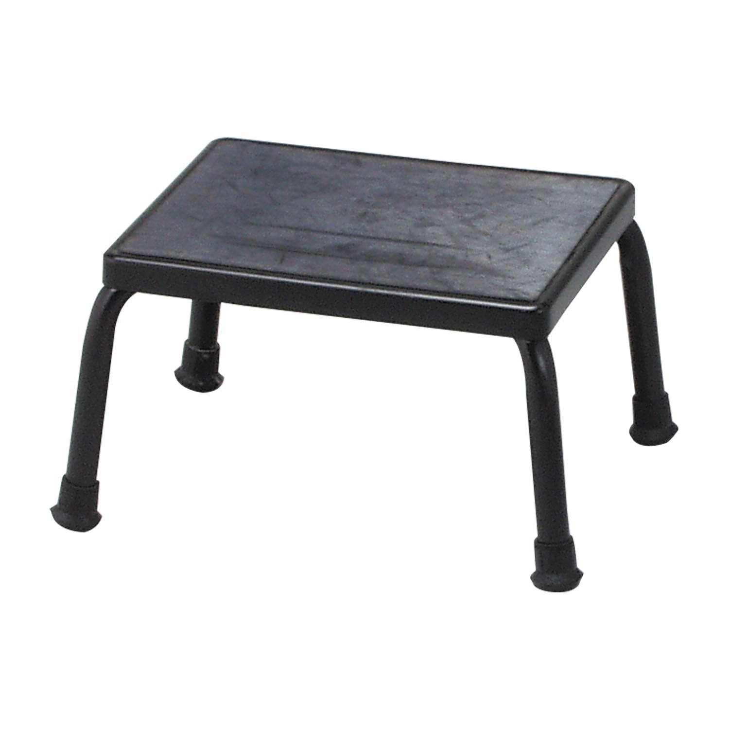 Dukal Footstool, 11 x 14" Platform, Black Finish
