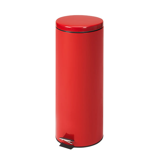 Clinton TR-20R Medium Round Red Waste Receptacle | QuinceMedical.com