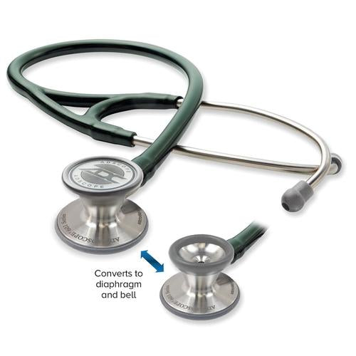 Cardiology Stethoscope, Dark Green