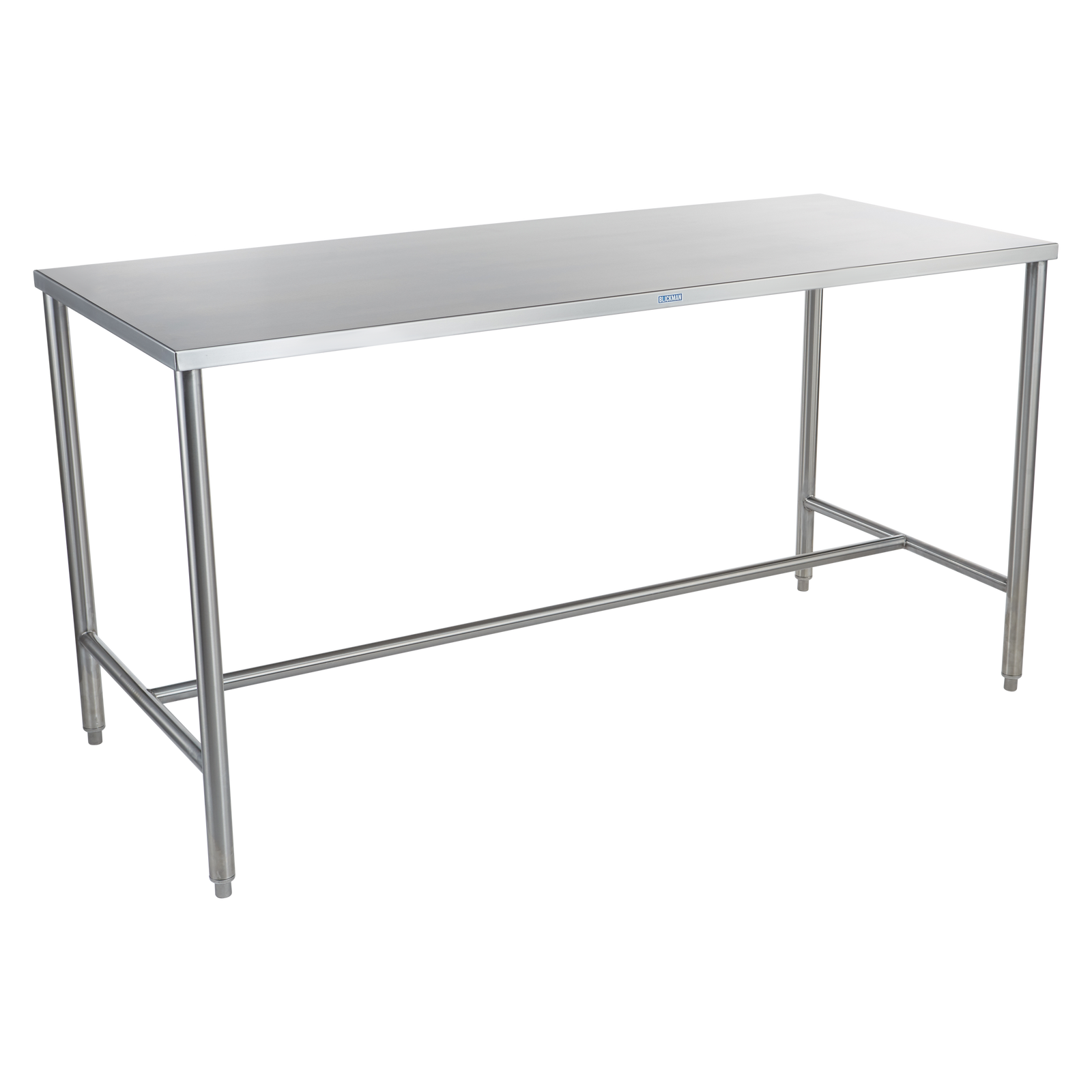 Blickman CSDT6830 Stainless Steel Medical Work Table with H-Brace, 68"W x 30"D | QuinceMedical.com
