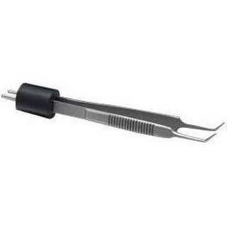 Bovie McPherson 3Â½\ Electrode, Curved, 5mm tip, Uncoated"