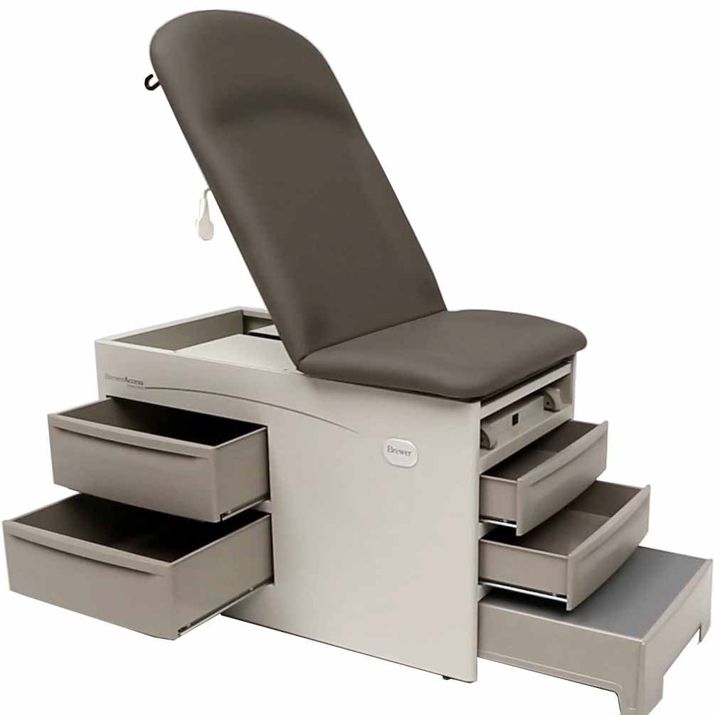 Brewer Access™ Stationary Exam Table with Pneumatic/Manual Back