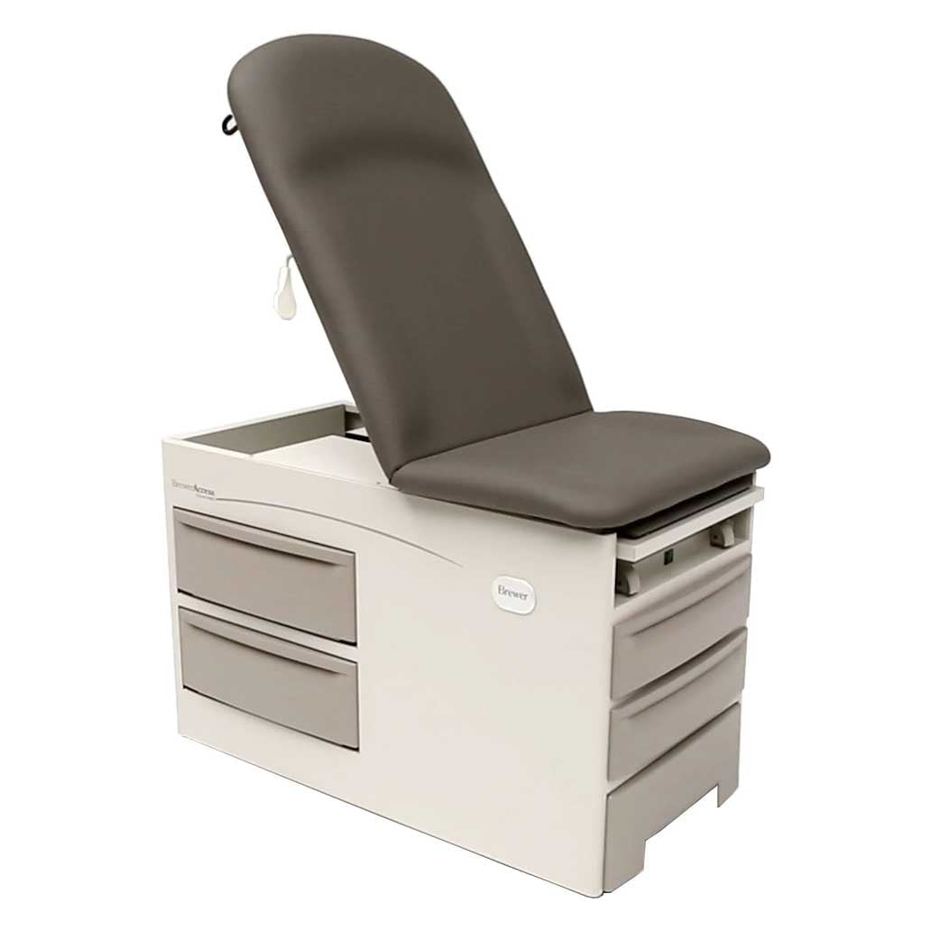 Brewer Access™ Stationary Exam Table with Pneumatic/Manual Back