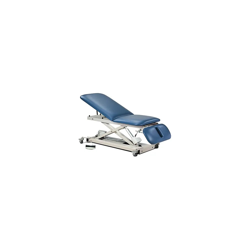 Clinton 8039987 Power XL 600, Open Base, Power Table with Adjust. Backrest and Drop Section with Casters