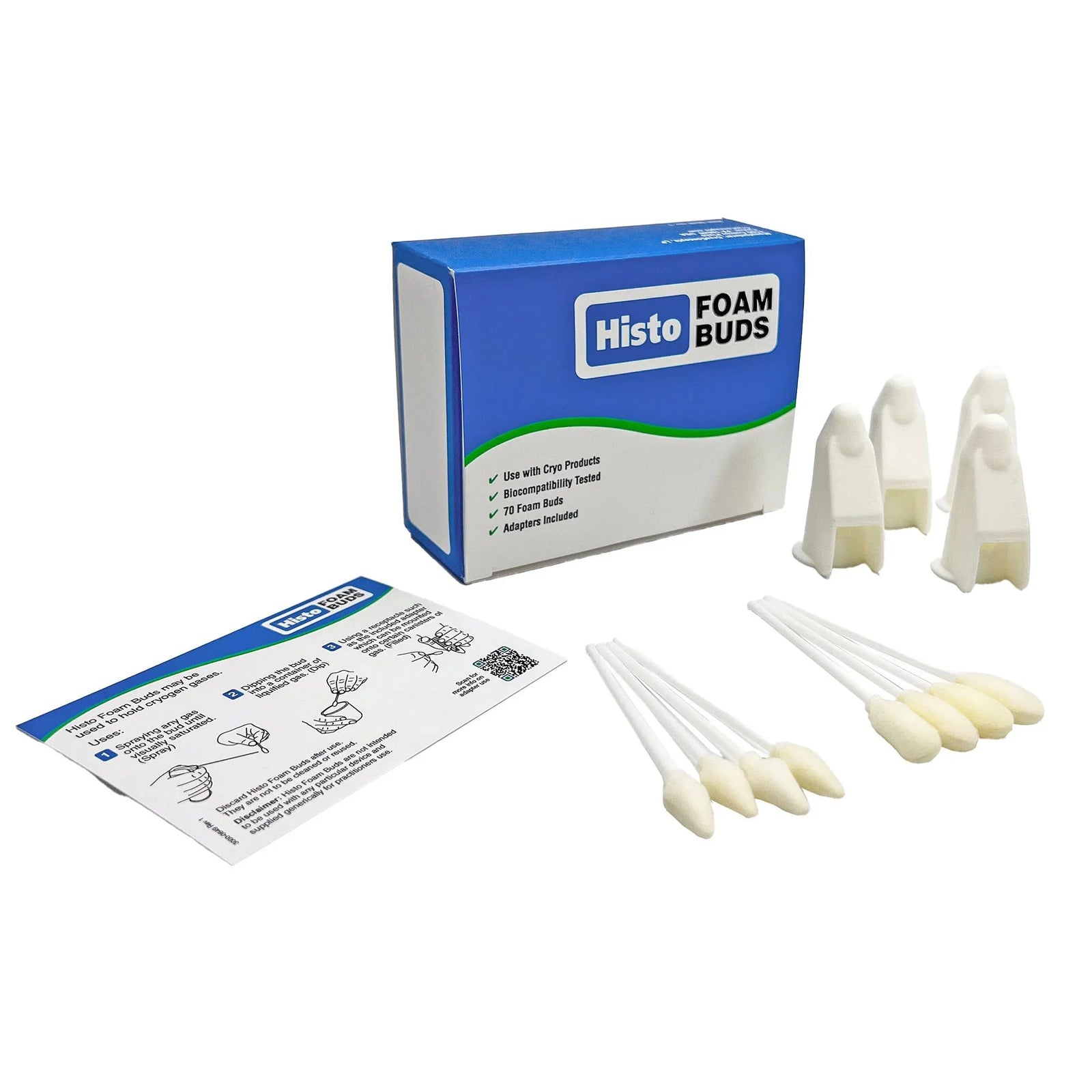 Cryosurgical Applicator Buds Kit Histo Foam Buds 2mm