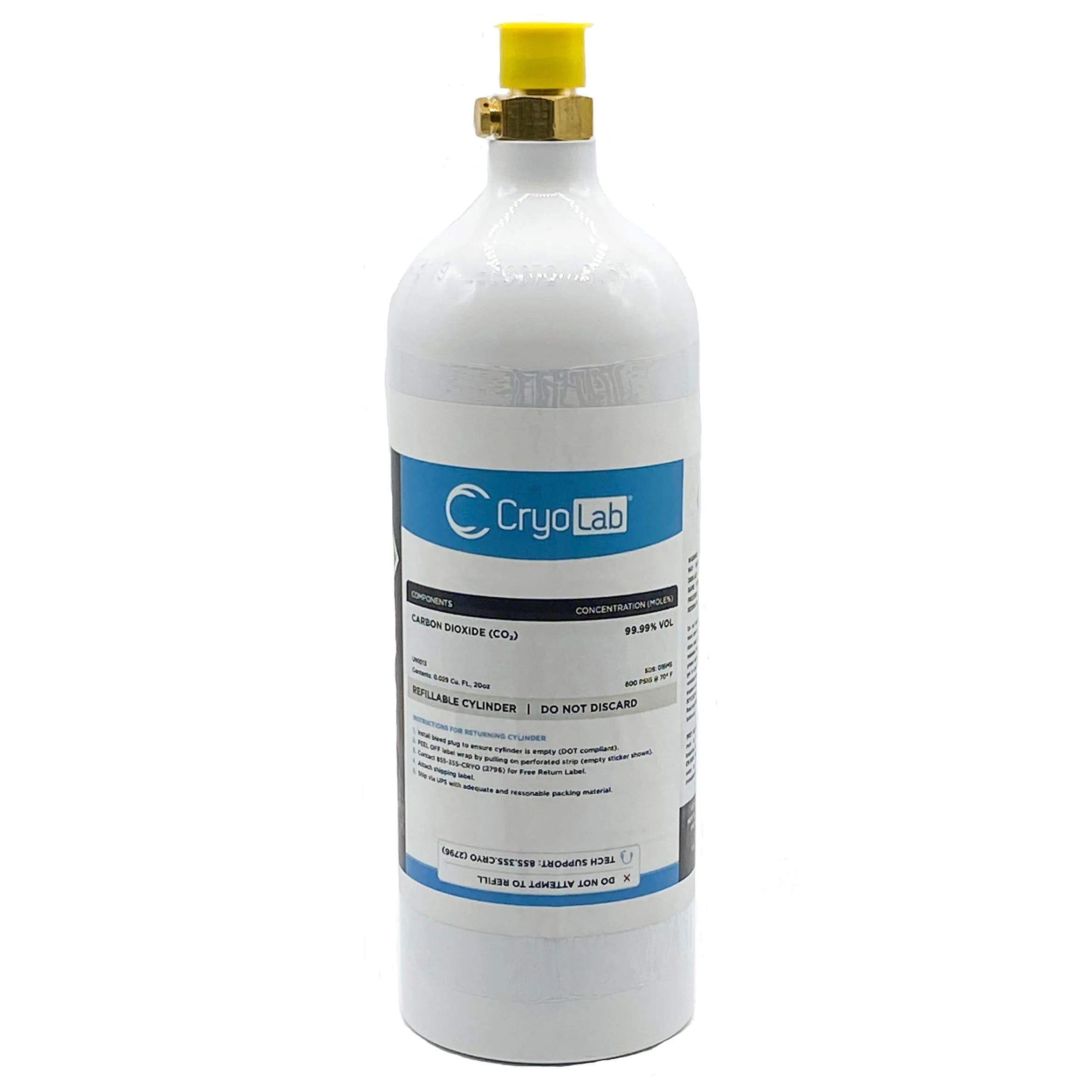 CO₂ Cryogen Replacement Cylinder