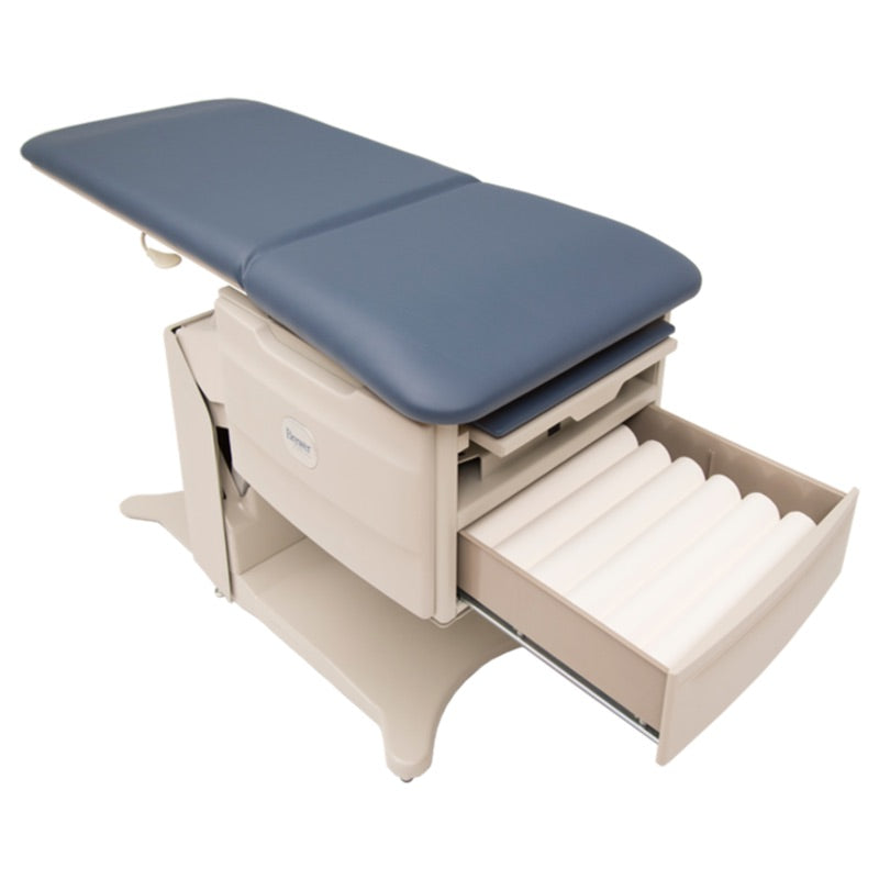 Brewer Flex Access™ High Low Exam Table with Pneumatic/Manual Back (700 lb. Weight Capacity)