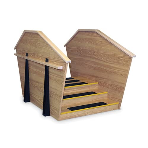 Hausmann Bariatric Two-Sided Training Staircase ADA | QuinceMedical.com