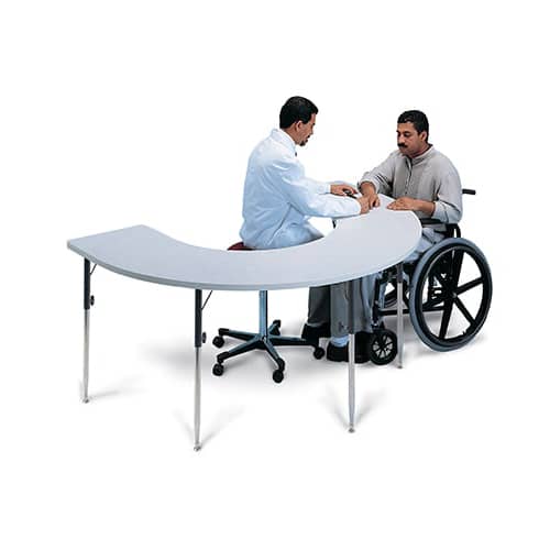 Hausmann 48″x72″ Horseshoe Shaped Multi-Purpose Table | QuinceMedical.com