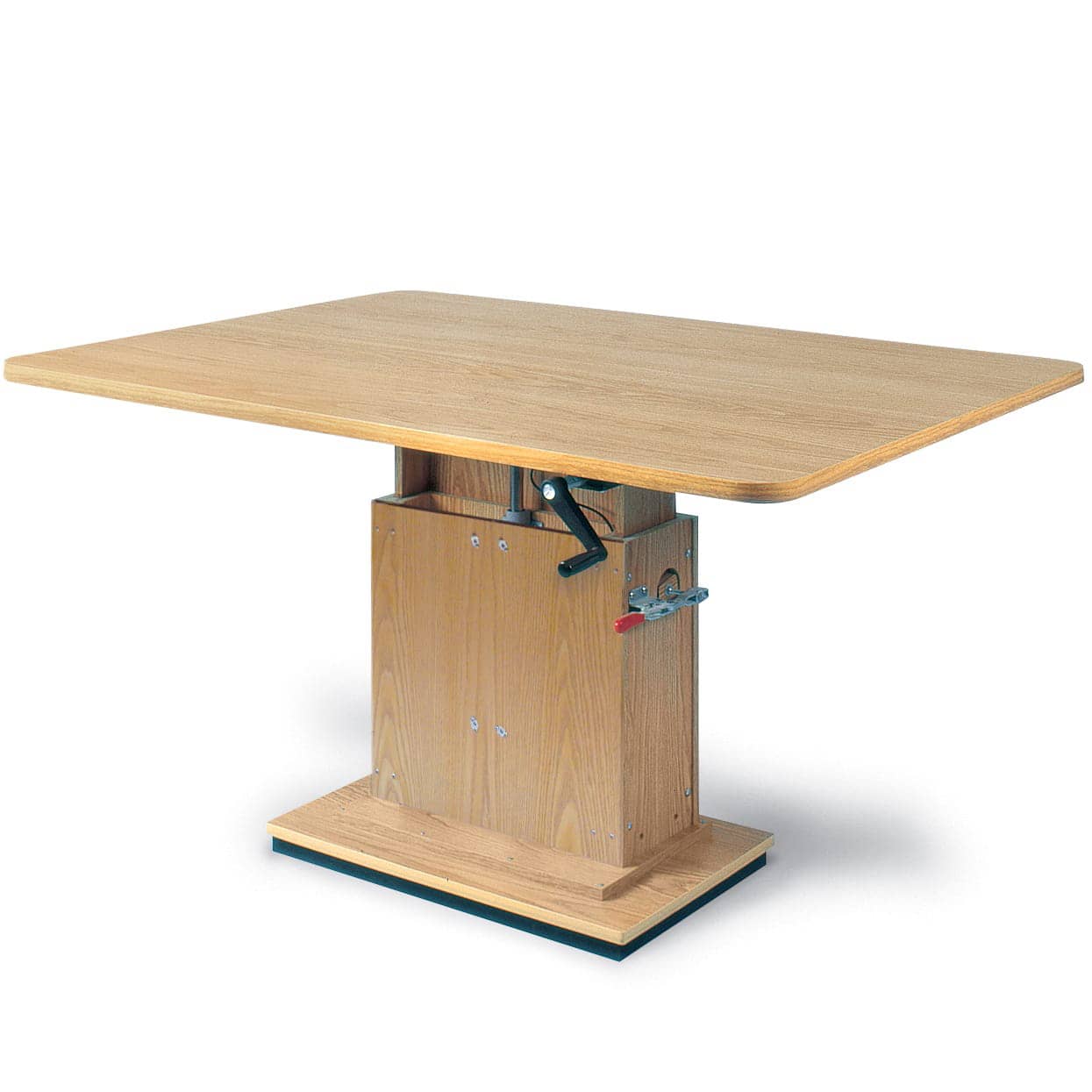 Hausmann 48″x60″ Height Adjustable Crank Hydraulic Work Table | QuinceMedical.com