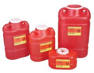BD Multi-Use One-Piece Sharps Collectors | QuinceMedical.com