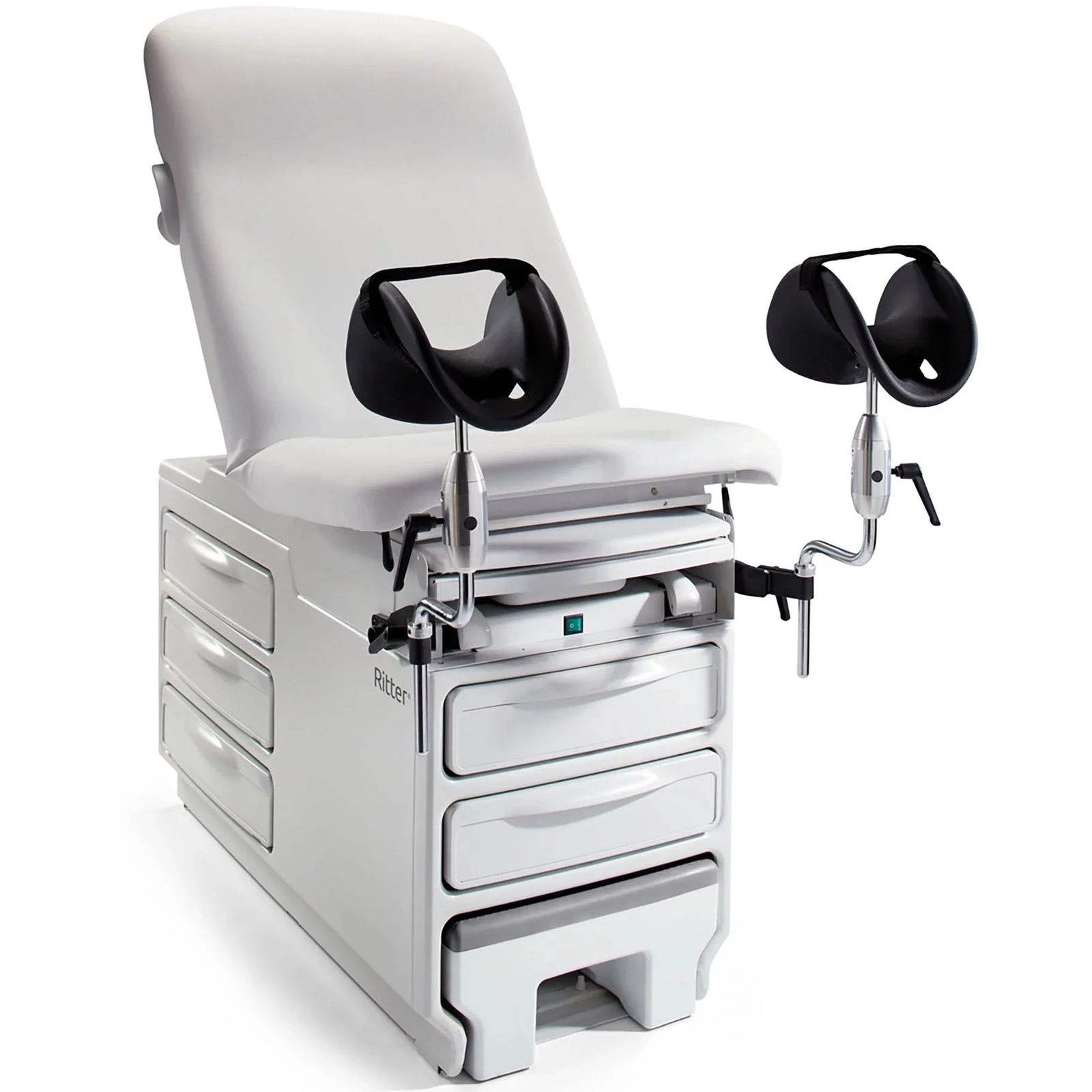 Midmark Articulating Knee Crutch Kit with Accessory Receiver | QuinceMedical.com