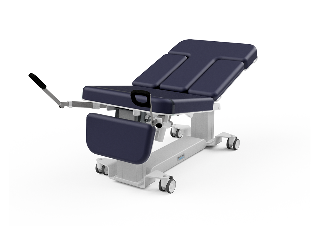 Multi-Specialty US EA Table - 30 in Width, with Left & Right Access Panels, Stirrups and Central Base Lock