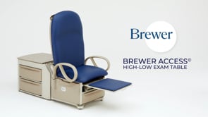 Brewer Access™ Power High Low Exam Table with Power Back (450 lb. Weight Capacity)BRE 6500-21 | QuinceMedical.com