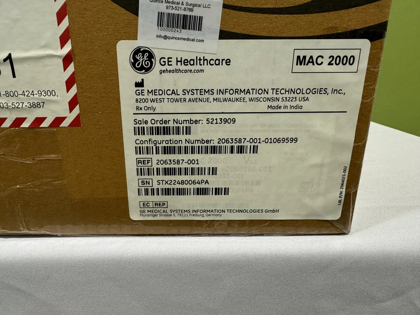 GE MAC 2000 ECG